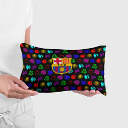 Подушка-антистресс Barcelona neon games logo, цвет: 3D-принт — фото 2