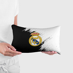Подушка-антистресс Real Madrid текстура штрихи, цвет: 3D-принт — фото 2