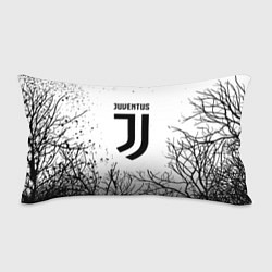 Подушка-антистресс Ювентус черные деревья, цвет: 3D-принт