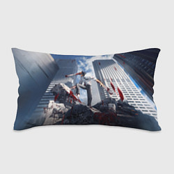 Подушка-антистресс Denji in city Chainsaw man, цвет: 3D-принт