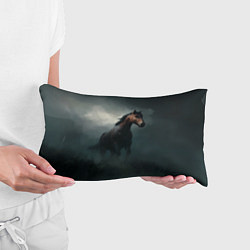 Подушка-антистресс Конь в тумане, цвет: 3D-принт — фото 2