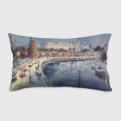 Подушка-антистресс Новогодние праздники в Москве, цвет: 3D-принт