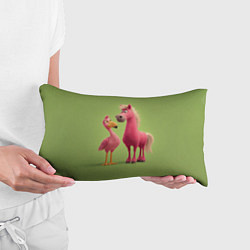 Подушка-антистресс Розовые они такие, цвет: 3D-принт — фото 2