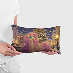 Подушка-антистресс Милая пони и новый год, цвет: 3D-принт — фото 2