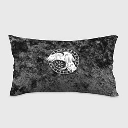 Подушка-антистресс Ворон в круге рун и компас вегвизир, цвет: 3D-принт