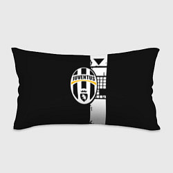 Подушка-антистресс Ювентус геометрия белая, цвет: 3D-принт