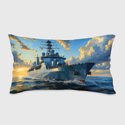 Подушка-антистресс Мощь российского флота, цвет: 3D-принт