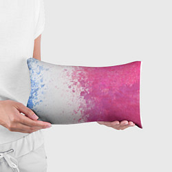 Подушка-антистресс Белый и розовый, цвет: 3D-принт — фото 2