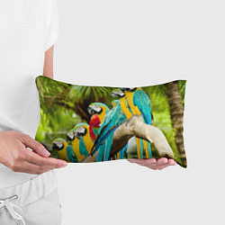 Подушка-антистресс Попугаи на ветке, цвет: 3D-принт — фото 2