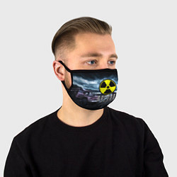 Маска для лица S T A L K E R - Р У С Л А Н, цвет: 3D-принт