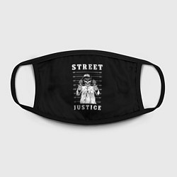 Маска для лица Street Justice, цвет: 3D-принт — фото 2