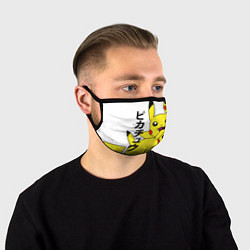 Маска для лица ПИКАЧУ, цвет: 3D-принт