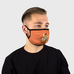 Маска для лица Легионка Dota 2, цвет: 3D-принт