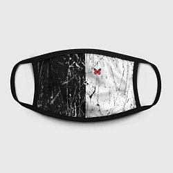 Маска для лица ЧБ ГРАНЖ RED BUTTERFLY Z, цвет: 3D-принт — фото 2