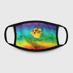 Маска для лица Влюбленный пикачу, цвет: 3D-принт — фото 2