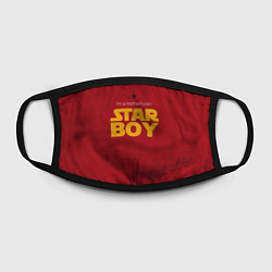 Маска для лица The Weeknd - Star Boy цвета 3D-принт — фото 2