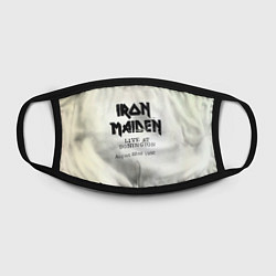 Маска для лица Live at Donington - Iron Maiden, цвет: 3D-принт — фото 2