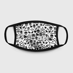 Маска для лица UNDERTALE WHITE PATTERN, цвет: 3D-принт — фото 2