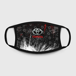 Маска для лица Toyota следы от пуль, цвет: 3D-принт — фото 2