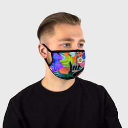 Маска для лица Лето хипстера, цвет: 3D-принт