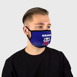 Маска для лица Диана панда с сердечком, цвет: 3D-принт