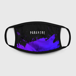 Маска для лица Paramore purple grunge, цвет: 3D-принт — фото 2