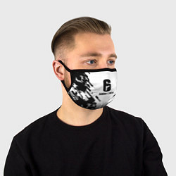Маска для лица Rainbox Six geometry black, цвет: 3D-принт