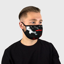 Маска для лица Counter strike game flame, цвет: 3D-принт