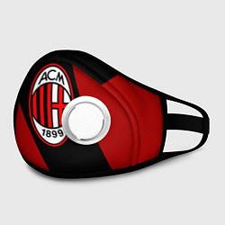 Маска с клапаном Milan FC: Red Collection, цвет: 3D-белый — фото 2