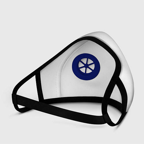 Маска с клапаном Печенюшка / 3D-Синий – фото 3