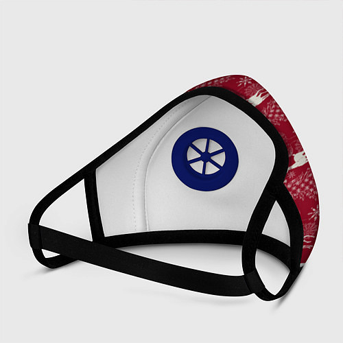 Маска с клапаном Олени / 3D-Синий – фото 3