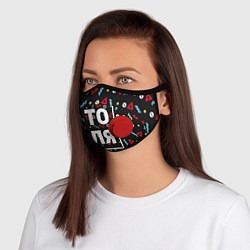 Маска с клапаном Толя, цвет: 3D-красный