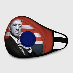 Маска с клапаном Kevin Spacey patriot, цвет: 3D-синий — фото 2