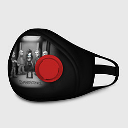 Маска с клапаном Evanescence Band, цвет: 3D-красный — фото 2