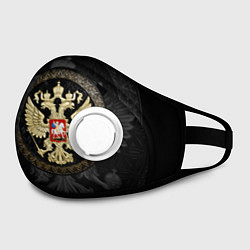 Маска с клапаном Золотой Герб России, цвет: 3D-белый — фото 2
