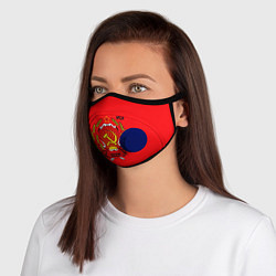 Маска с клапаном Николай из СССР, цвет: 3D-синий