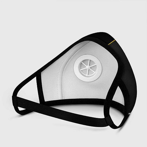 Маска с клапаном Lamborghini Luxury / 3D-Белый – фото 3