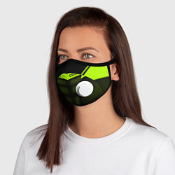 Маска с клапаном CS:GO Carbon Form, цвет: 3D-белый