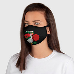 Маска с клапаном GUSSI Hype, цвет: 3D-красный