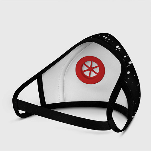 Маска с клапаном Мистер Поросенок / 3D-Красный – фото 3