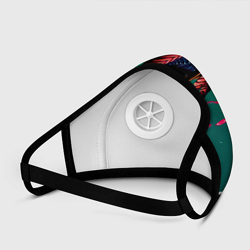 Маска с клапаном CS GO hyper beast skin / 3D-Белый – фото 3