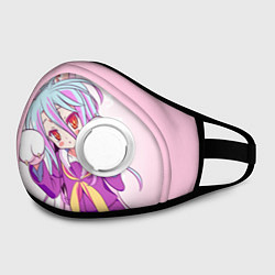 Маска с клапаном No Game No Life, цвет: 3D-белый — фото 2