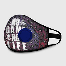 Маска с клапаном No Game No Life, цвет: 3D-синий — фото 2