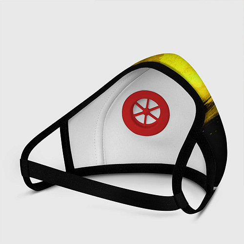 Маска с клапаном Cyberpunk 2077 / 3D-Красный – фото 3