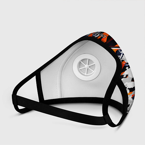 Маска с клапаном Counter Strike / 3D-Белый – фото 3