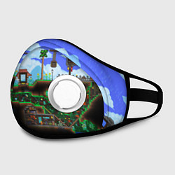 Маска с клапаном TERRARIA EXCLUSIVE, цвет: 3D-белый — фото 2
