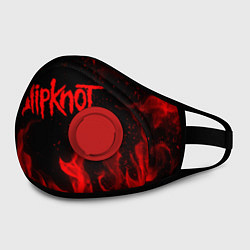 Маска с клапаном SLIPKNOT, цвет: 3D-красный — фото 2