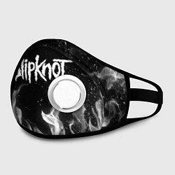 Маска с клапаном SLIPKNOT, цвет: 3D-белый — фото 2