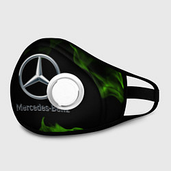 Маска с клапаном Mercedes, цвет: 3D-белый — фото 2