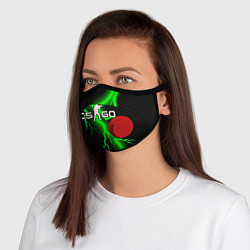 Маска с клапаном COUNTER STRIKE, цвет: 3D-красный